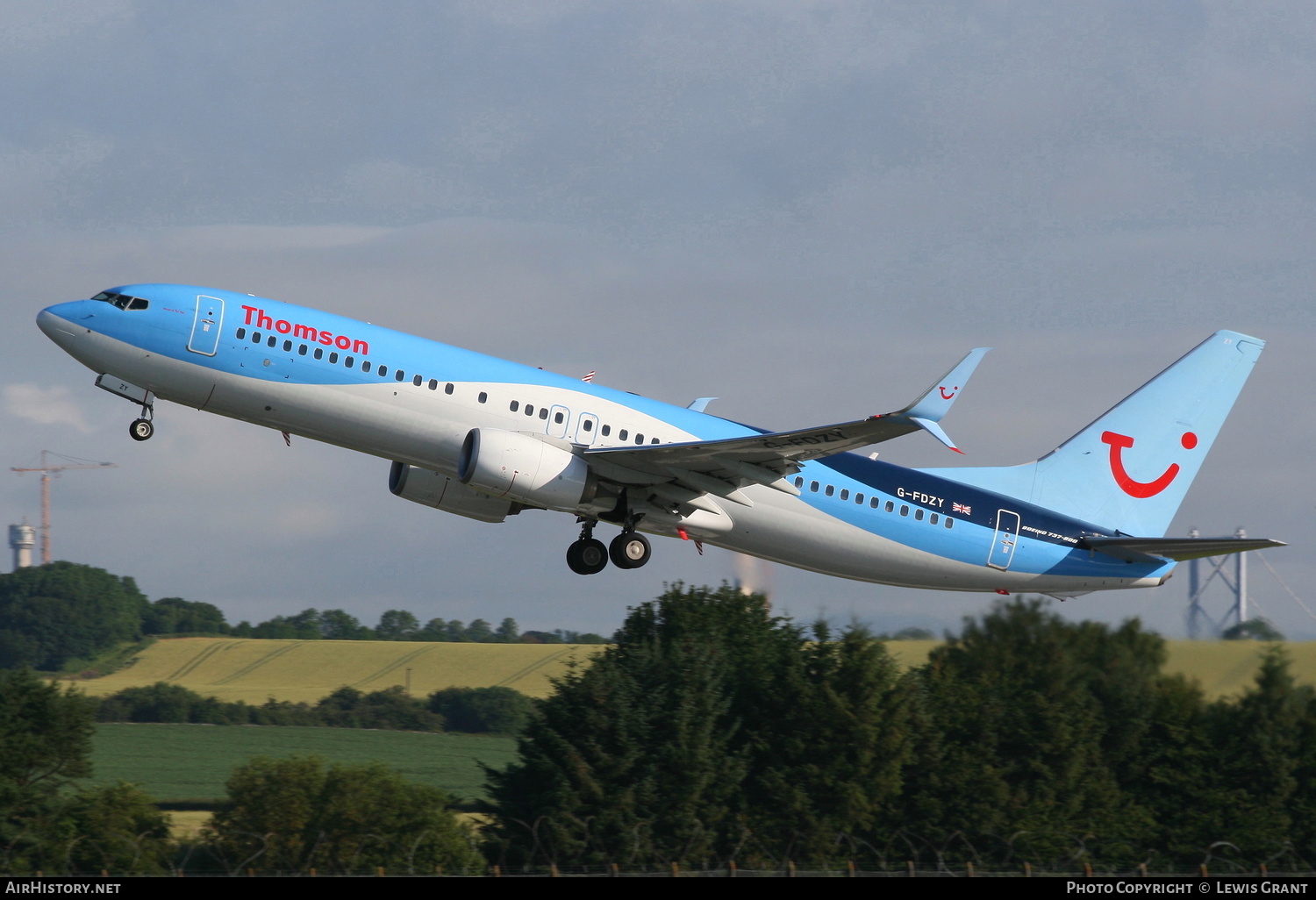 Aircraft Photo of G-FDZY | Boeing 737-8K5 | Thomson Airways | AirHistory.net #159979