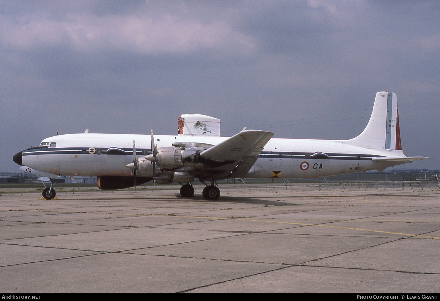 Aircraft Photo of 45061 / F-ZBCA | Douglas DC-7C AMOR | France - Air Force | AirHistory.net #159989