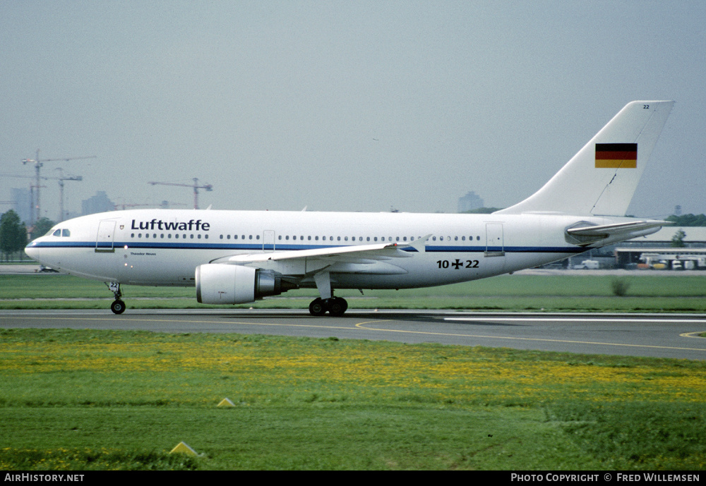 Aircraft Photo of 1022 | Airbus A310-304 | Germany - Air Force | AirHistory.net #160000