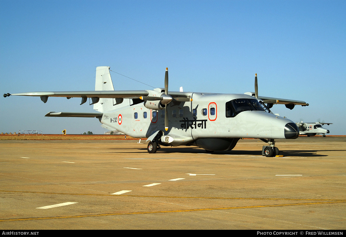 Aircraft Photo of IN232 | Dornier 228-201 | India - Navy | AirHistory.net #160001