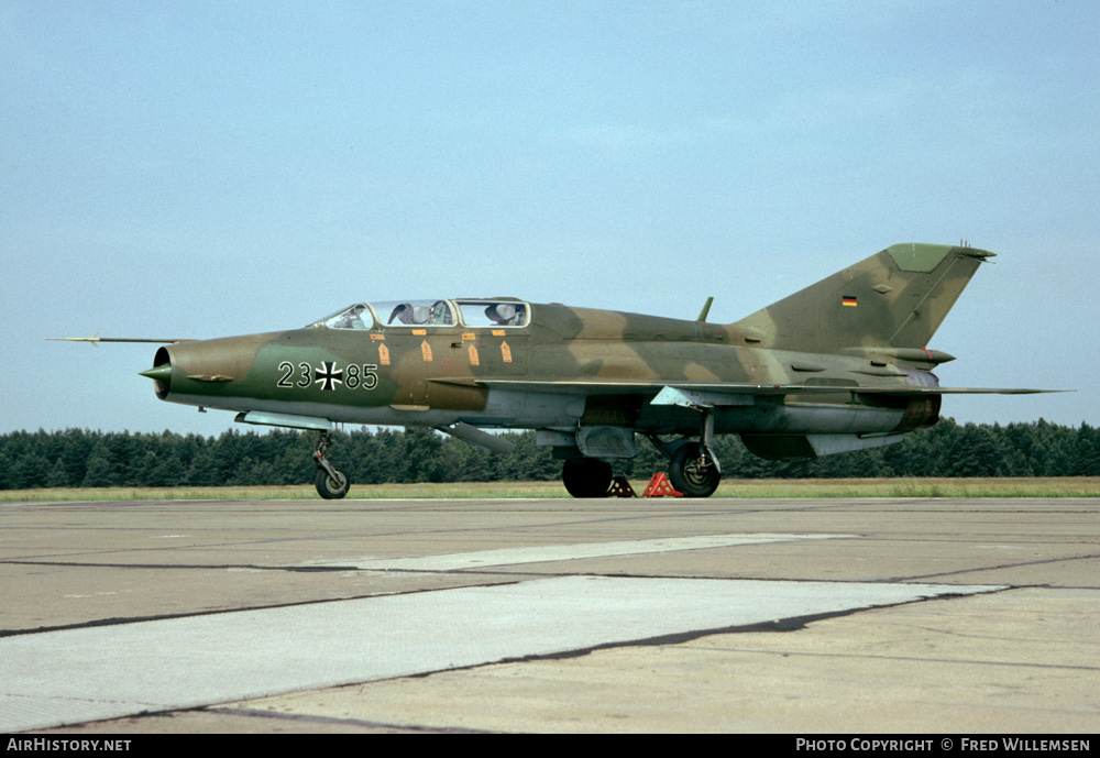 Aircraft Photo of 2385 | Mikoyan-Gurevich MiG-21UM | Germany - Air Force | AirHistory.net #160004