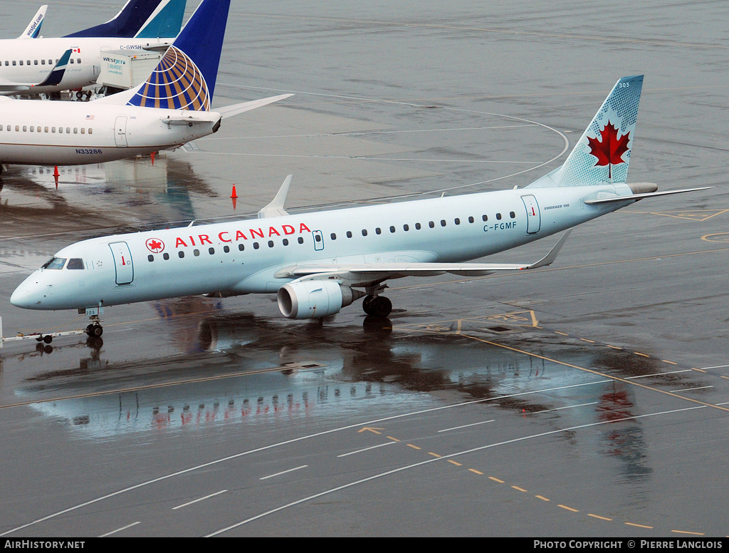 Aircraft Photo of C-FGMF | Embraer 190AR (ERJ-190-100IGW) | Air Canada | AirHistory.net #160019