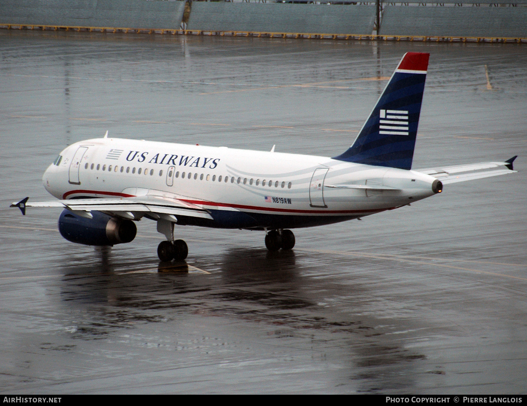 Aircraft Photo of N819AW | Airbus A319-132 | US Airways | AirHistory.net #160029
