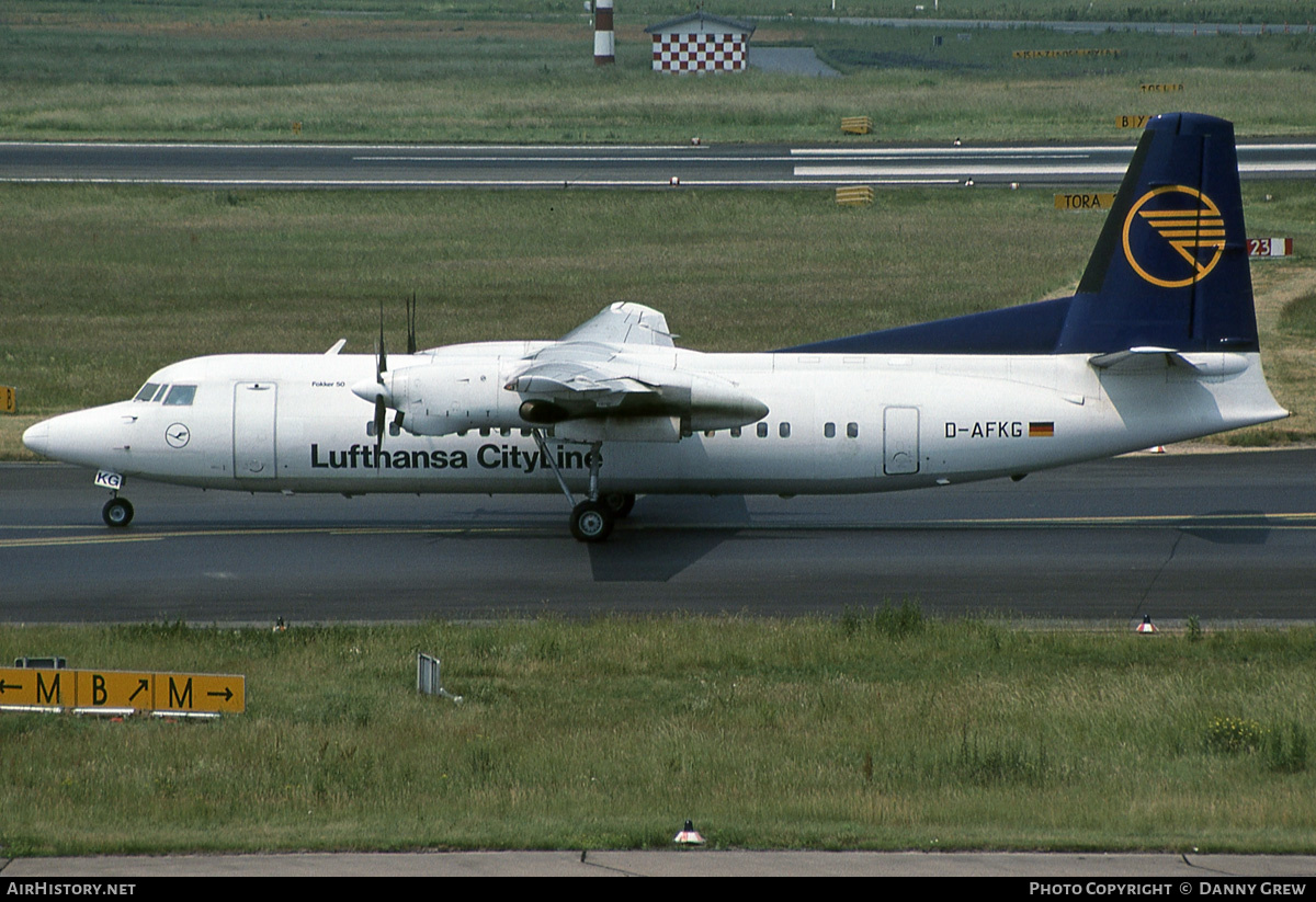 Aircraft Photo of D-AFKG | Fokker 50 | Lufthansa CityLine | AirHistory.net #160061