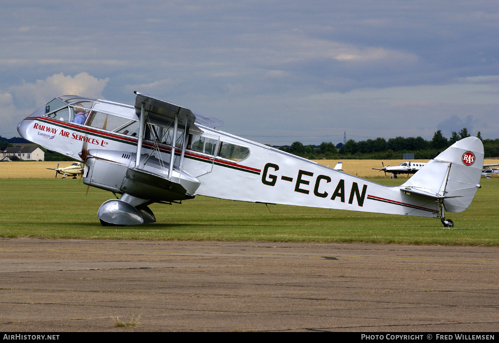 Aircraft Photo of G-ECAN | De Havilland D.H. 84A Dragon 3 | Railway Air Services | AirHistory.net #160084