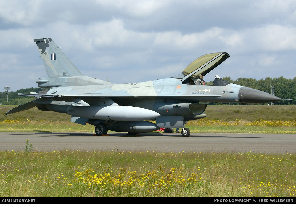 Aircraft Photo of 119 | General Dynamics F-16C Fighting Falcon | Greece - Air Force | AirHistory.net #160091