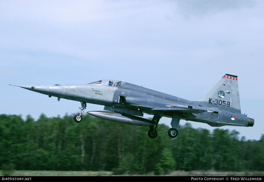 Aircraft Photo of K-3058 | Canadair NF-5A | Netherlands - Air Force | AirHistory.net #160092