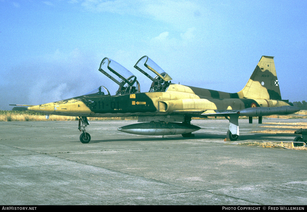 Aircraft Photo of AE9-01 | Northrop SF-5B Freedom Fighter | Spain - Air Force | AirHistory.net #160112