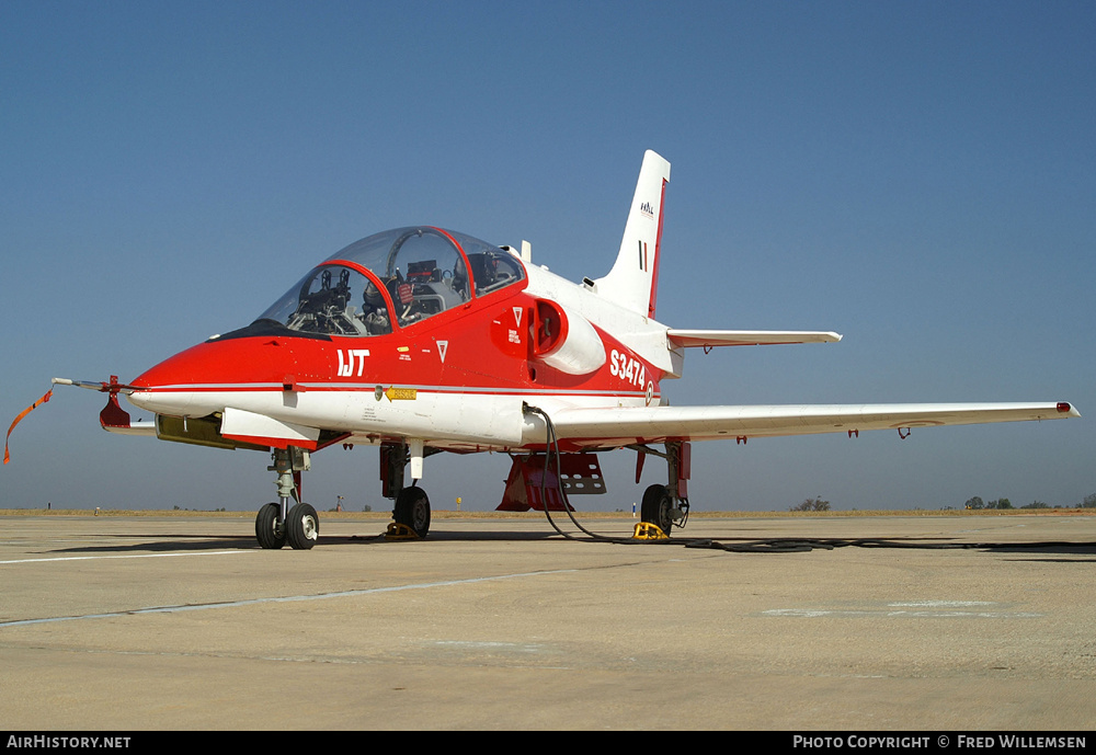 Aircraft Photo of S3474 | Hindustan HJT-36 Sitara | India - Air Force | AirHistory.net #160121