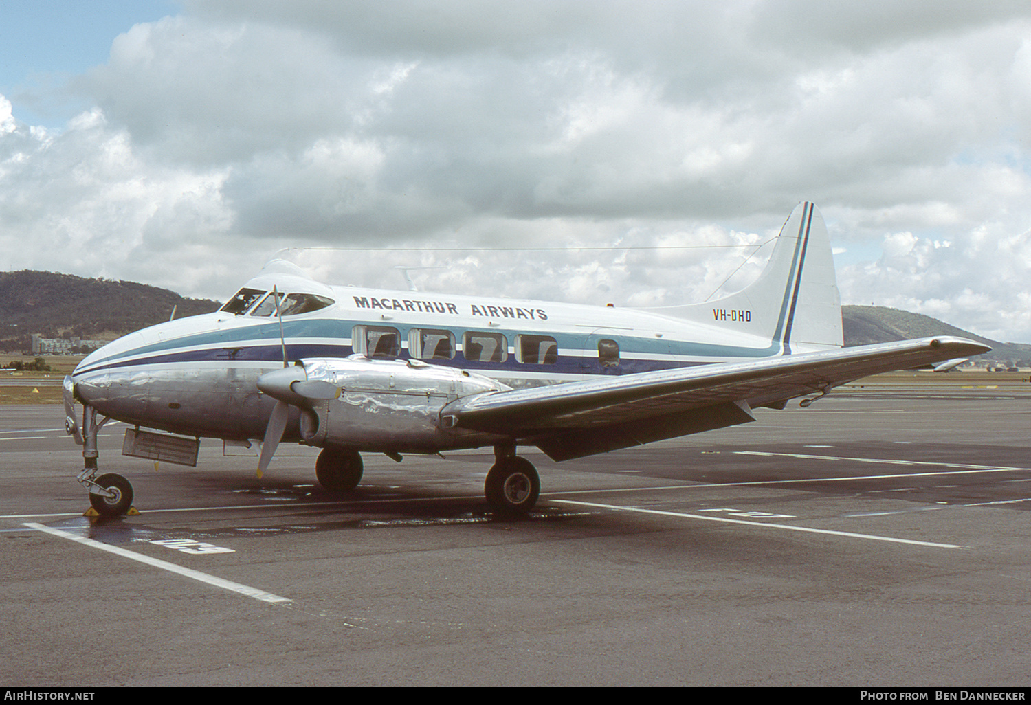 Aircraft Photo of VH-DHD | De Havilland D.H. 104 Dove 5 | Macarthur Airways | AirHistory.net #160126