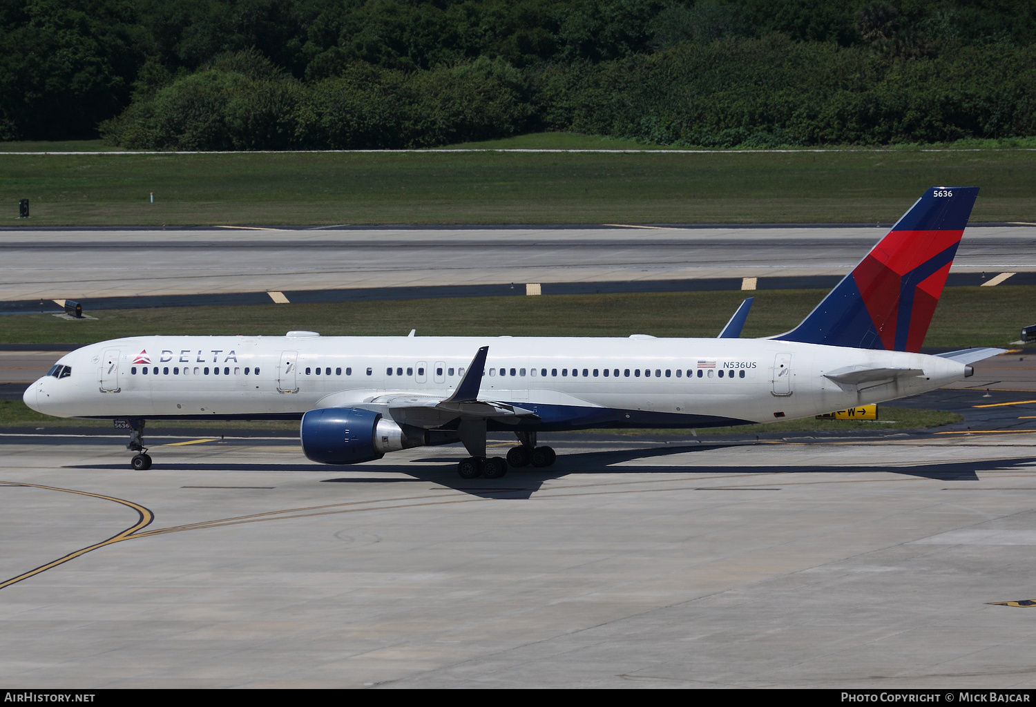 Aircraft Photo of N536US | Boeing 757-251 | Delta Air Lines | AirHistory.net #160129