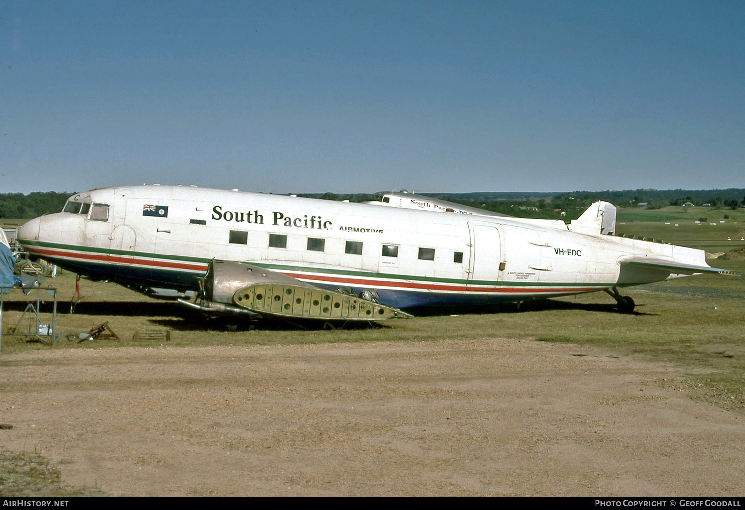 Aircraft Photo of VH-EDC | Douglas C-47A Skytrain | South Pacific Airmotive | AirHistory.net #160147