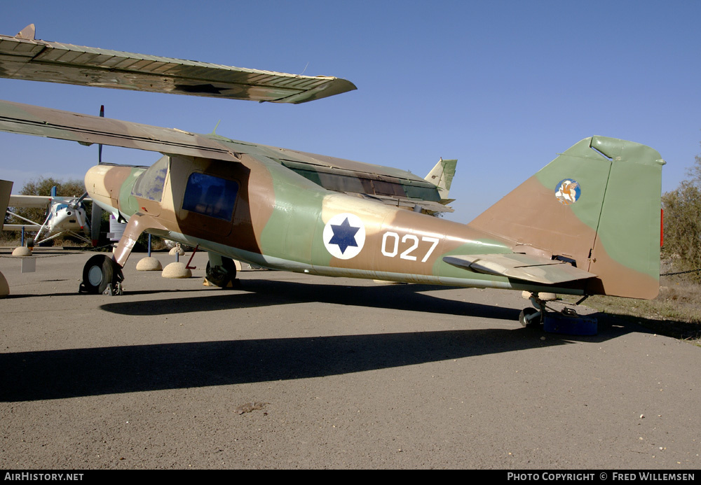 Aircraft Photo of 027 | Dornier Do-27Q-1 Dror | Israel - Air Force | AirHistory.net #160173
