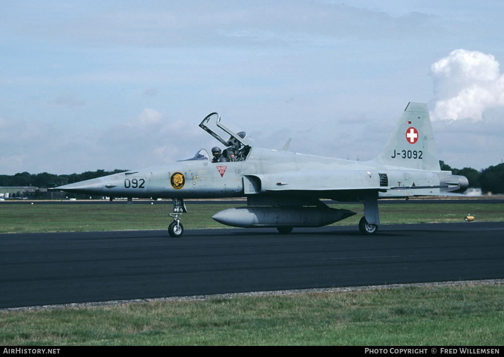 Aircraft Photo of J-3092 | Northrop F-5E Tiger II | Switzerland - Air Force | AirHistory.net #160176