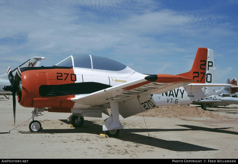 Aircraft Photo of 140481 | North American T-28C Trojan | USA - Navy | AirHistory.net #160177
