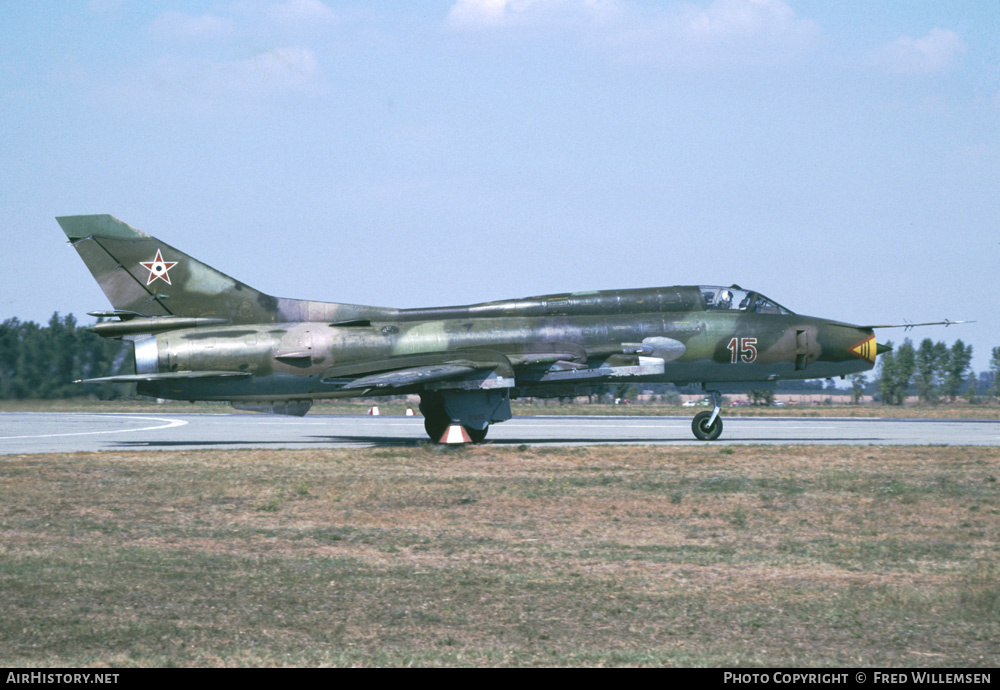 Aircraft Photo of 15 | Sukhoi Su-22M3 | Hungary - Air Force | AirHistory.net #160184