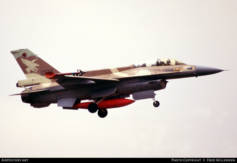 Aircraft Photo of 083 | General Dynamics F-16D Barak | Israel - Air Force | AirHistory.net #160185