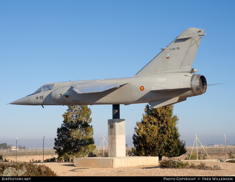 Aircraft Photo of C14C-79 | Dassault Mirage F1EDA | Spain - Air Force | AirHistory.net #160197