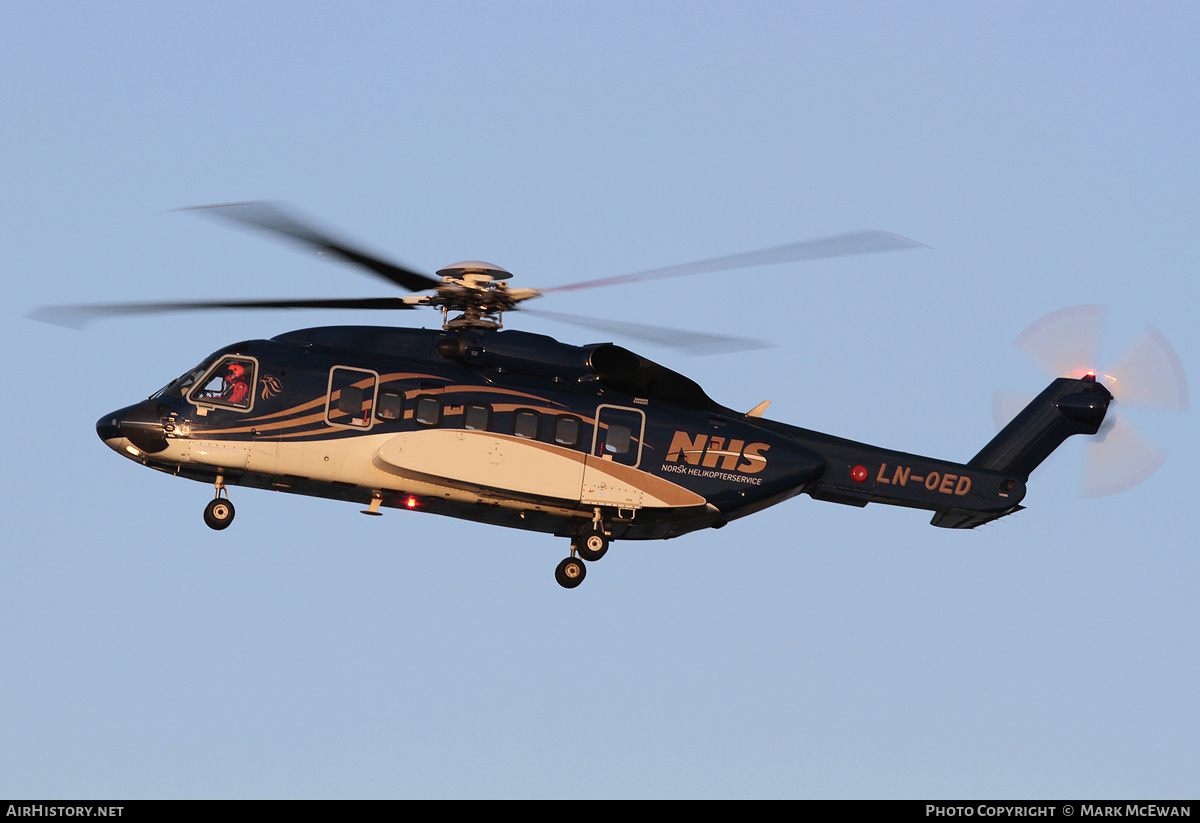 Aircraft Photo of LN-OED | Sikorsky S-92A | Norsk Helikopterservice - NHS | AirHistory.net #160199
