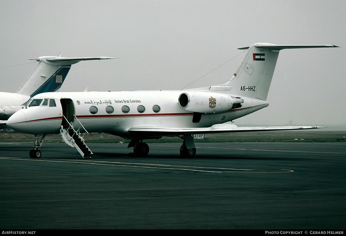 Aircraft Photo of A6-HHZ | Grumman American G-1159 Gulfstream II | United Arab Emirates Government | AirHistory.net #160237