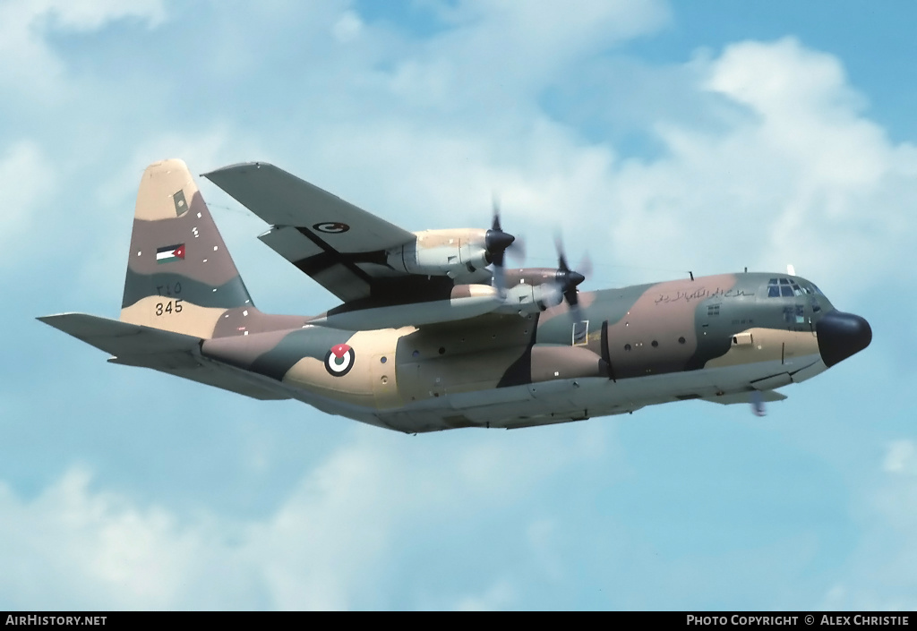 Aircraft Photo of 345 | Lockheed C-130H Hercules | Jordan - Air Force | AirHistory.net #160239