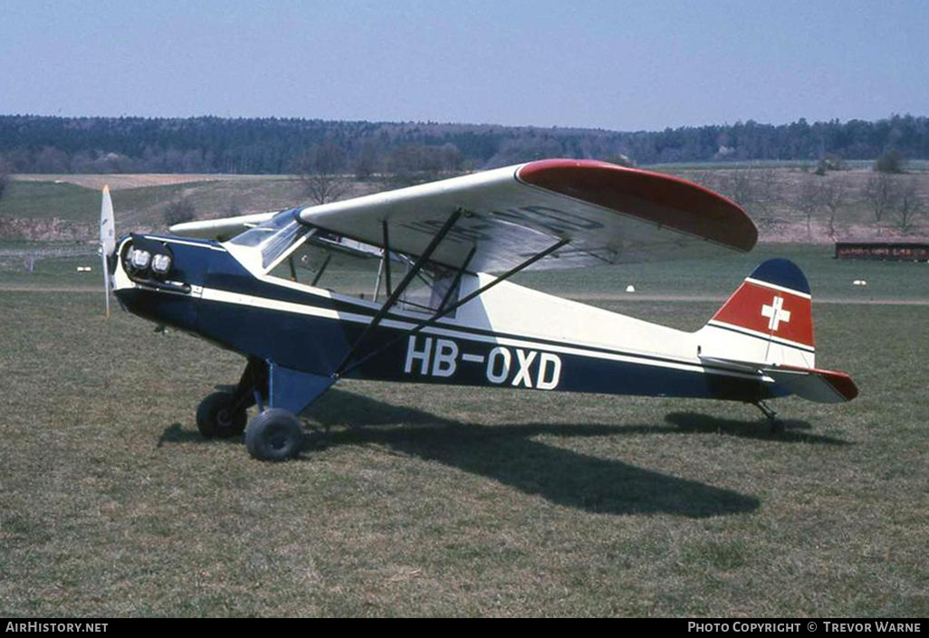 Aircraft Photo of HB-OXD | Piper L-4... Cub (J-3C-...) | AirHistory.net #160248