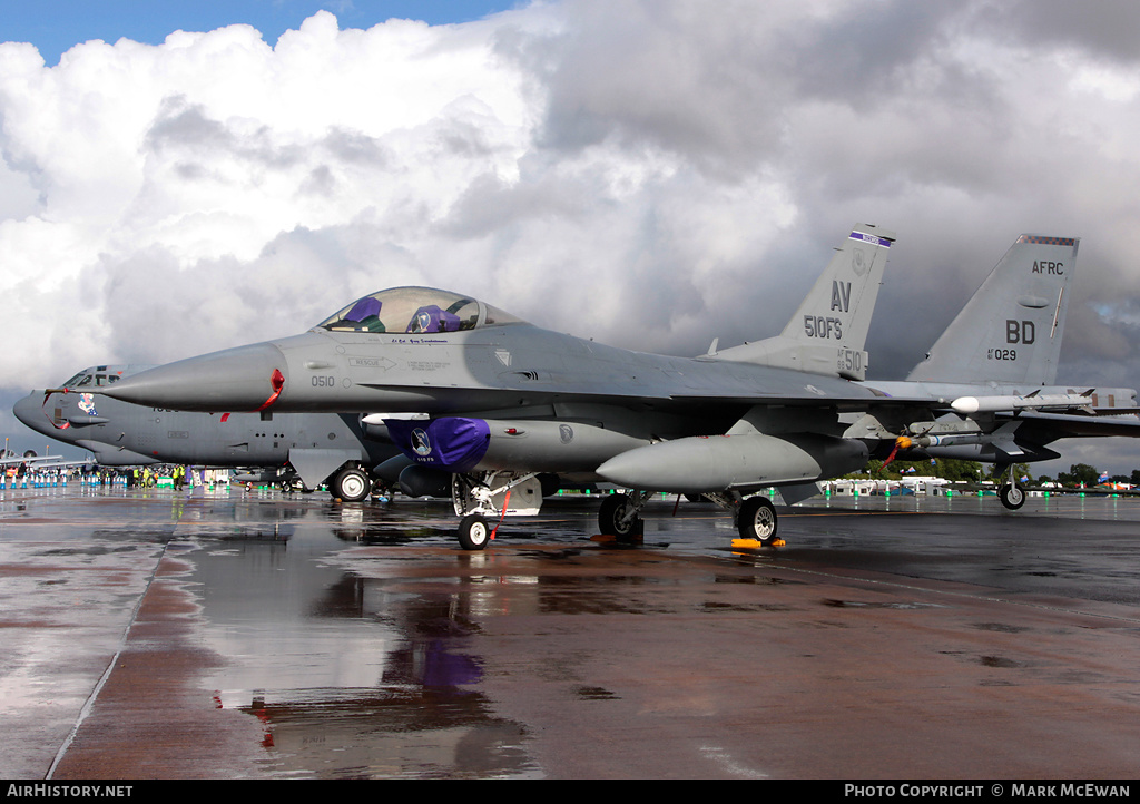 Aircraft Photo of 88-0510 / AF88-510 | General Dynamics F-16CG Night Falcon | USA - Air Force | AirHistory.net #160254