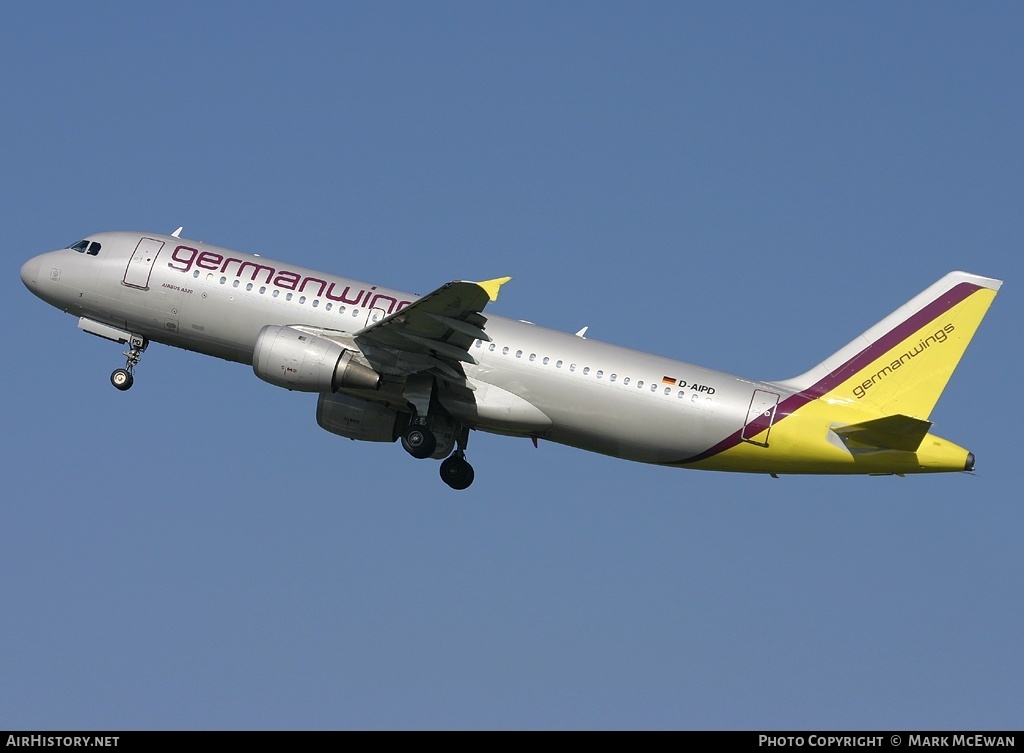 Aircraft Photo of D-AIPD | Airbus A320-211 | Germanwings | AirHistory.net #160256