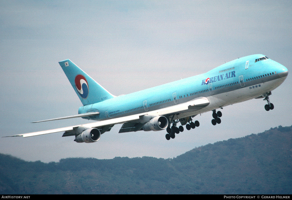 Aircraft Photo of HL7463 | Boeing 747-2B5B | Korean Air | AirHistory.net #160258