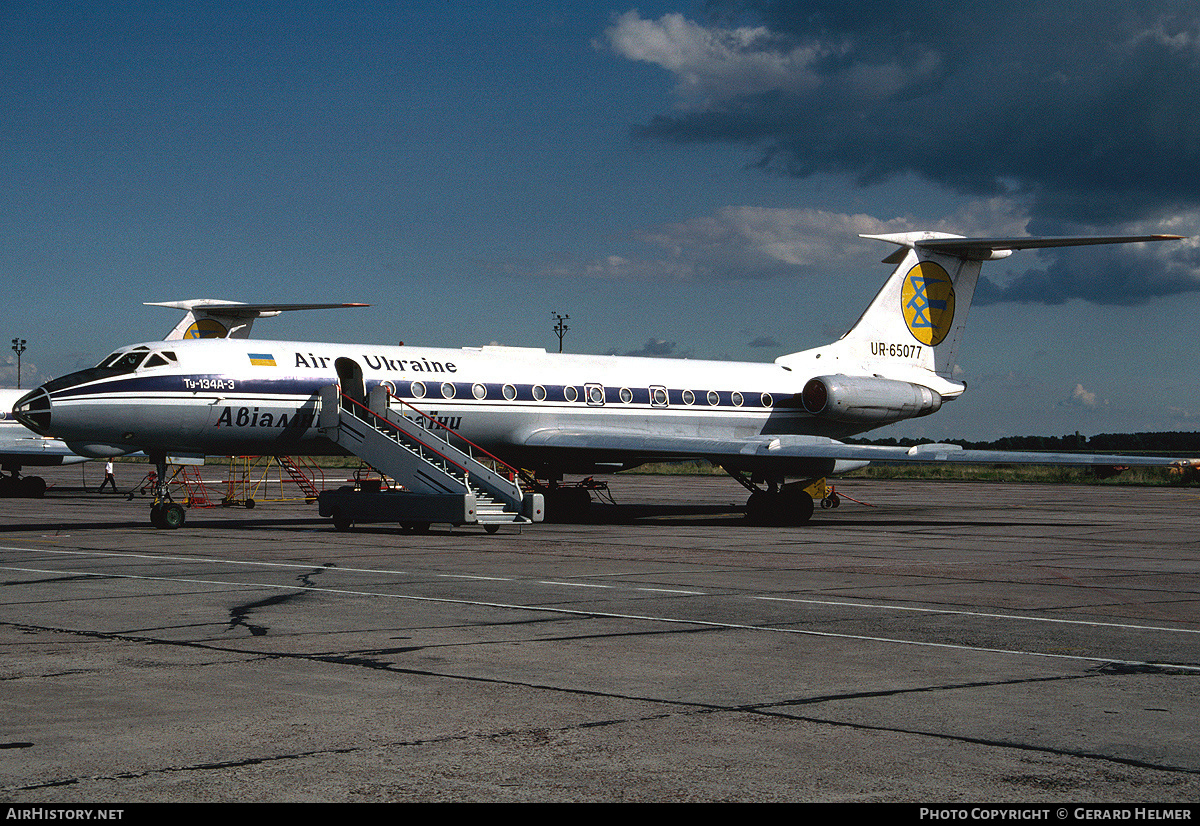 Aircraft Photo of UR-65077 | Tupolev Tu-134A-3 | Air Ukraine | AirHistory.net #160276
