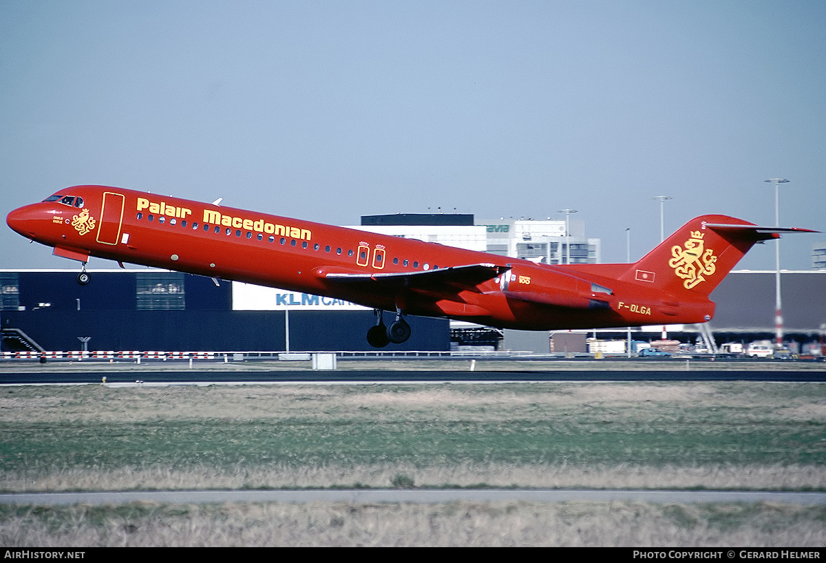 Aircraft Photo of F-OLGA | Fokker 100 (F28-0100) | Palair Macedonian Airlines | AirHistory.net #160291