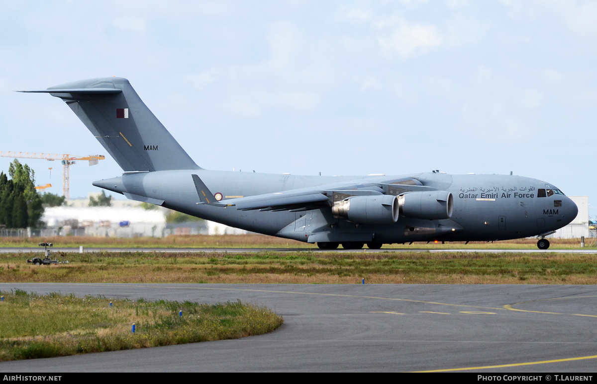 Aircraft Photo of A7-MAM / MAM | Boeing C-17A Globemaster III | Qatar - Air Force | AirHistory.net #160312