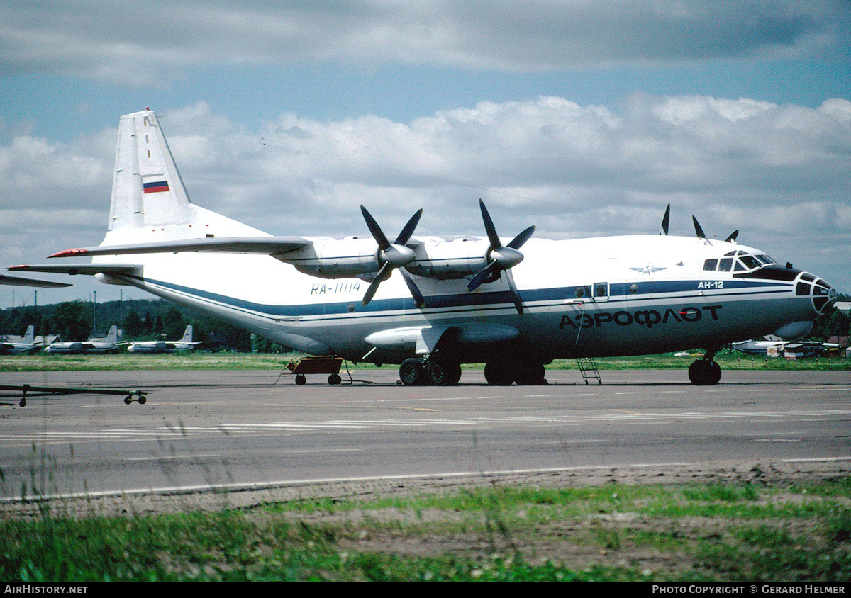 Aircraft Photo of RA-11114 | Antonov An-12B | Aeroflot | AirHistory.net #160332