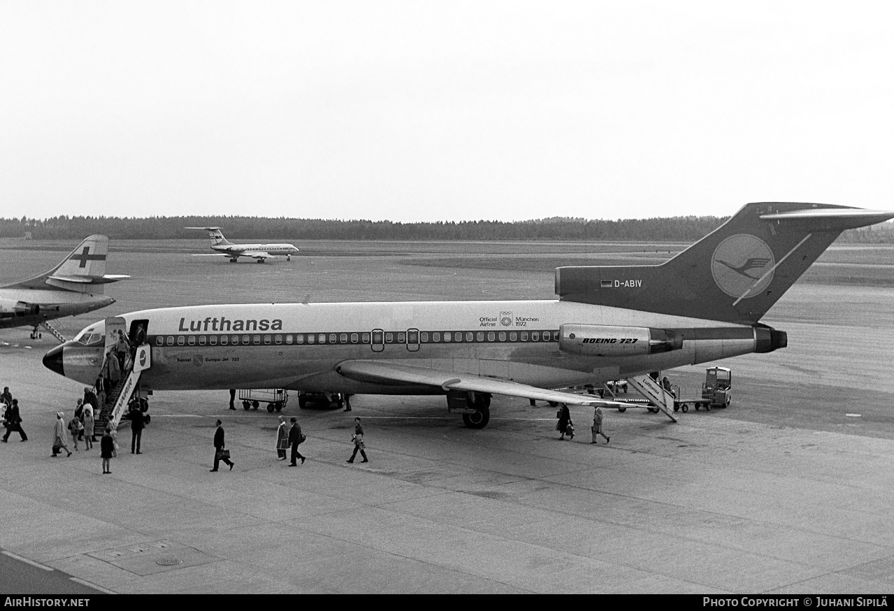 Aircraft Photo of D-ABIV | Boeing 727-30 | Lufthansa | AirHistory.net #160359