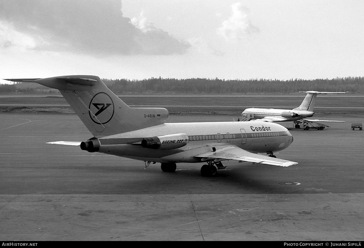 Aircraft Photo of D-ABIN | Boeing 727-30 | Condor Flugdienst | AirHistory.net #160362