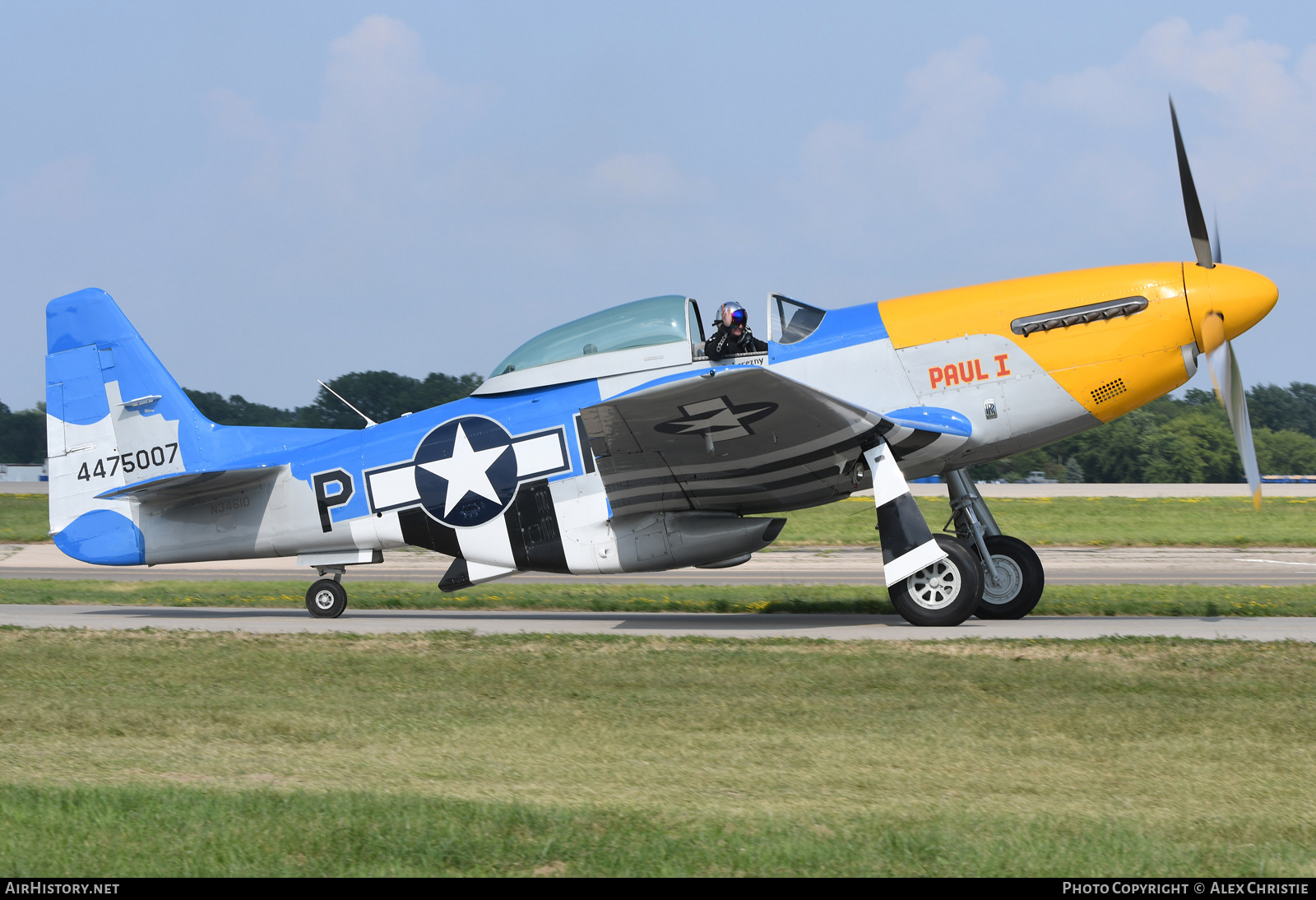 Aircraft Photo of N3451D / 4475007 | Cavalier F-51D Mustang | USA - Air Force | AirHistory.net #160374
