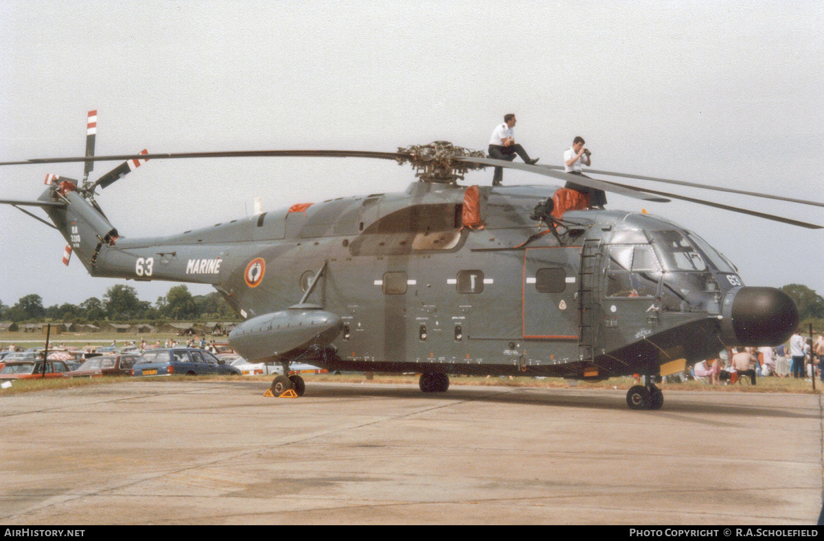 Aircraft Photo of 163 | Aerospatiale SA-321G Super Frelon | France - Navy | AirHistory.net #160394