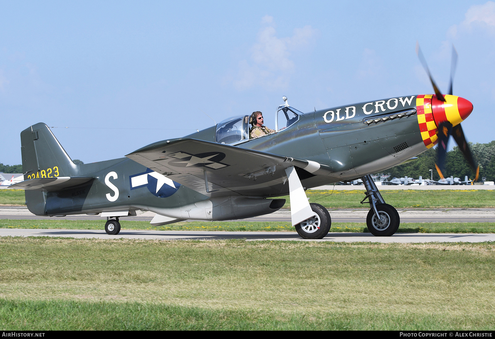 Aircraft Photo of N551E / NL551E / 324823 | North American P-51B Mustang | USA - Air Force | AirHistory.net #160396