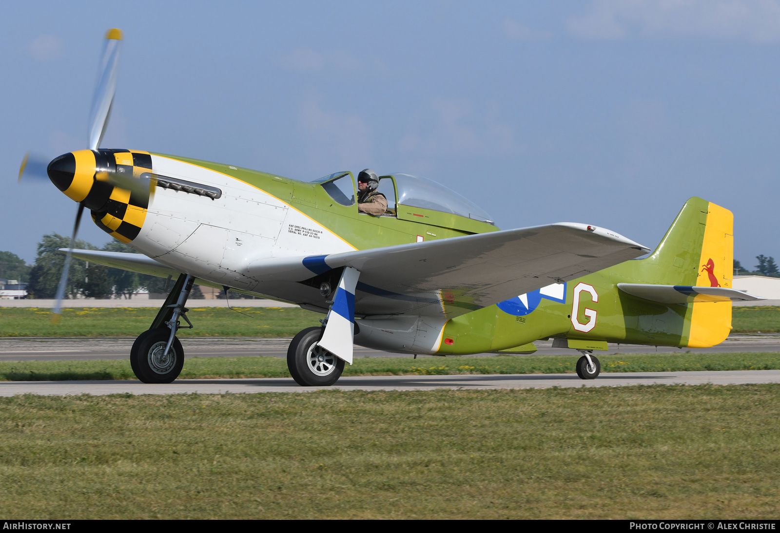 Aircraft Photo of N6306T | North American P-51D Mustang | USA - Air Force | AirHistory.net #160405