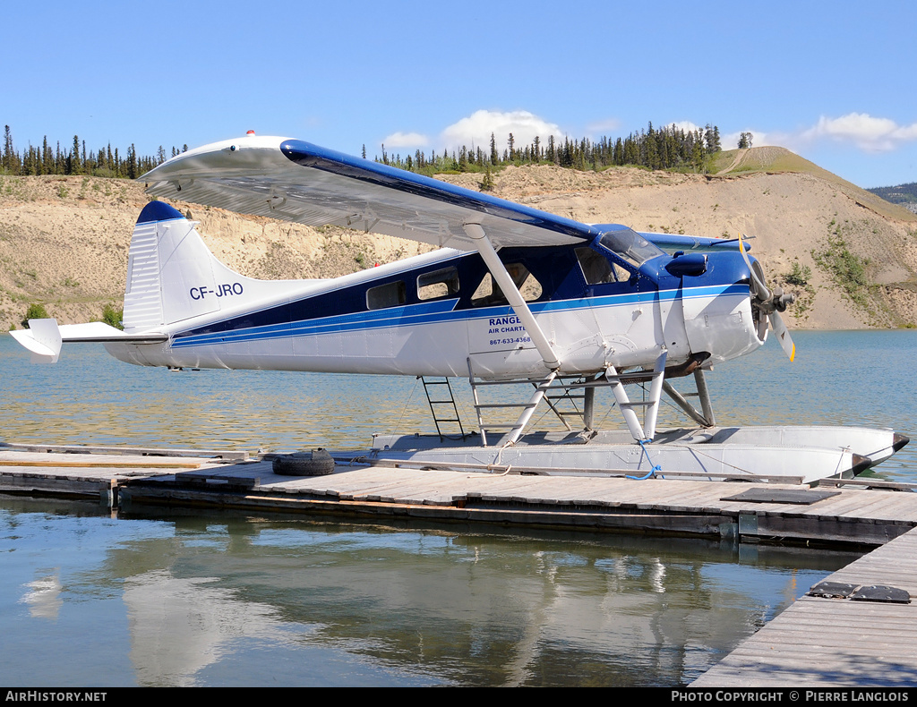 Aircraft Photo of CF-JRO | De Havilland Canada DHC-2 Beaver Mk.1 | Ranger Air Charter | AirHistory.net #160406