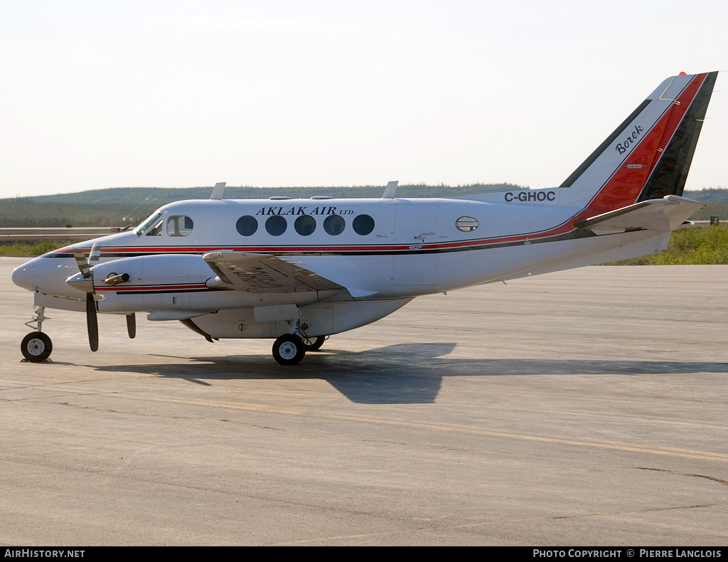 Aircraft Photo of C-GHOC | Beech A100 King Air | Aklak Air | AirHistory.net #160452
