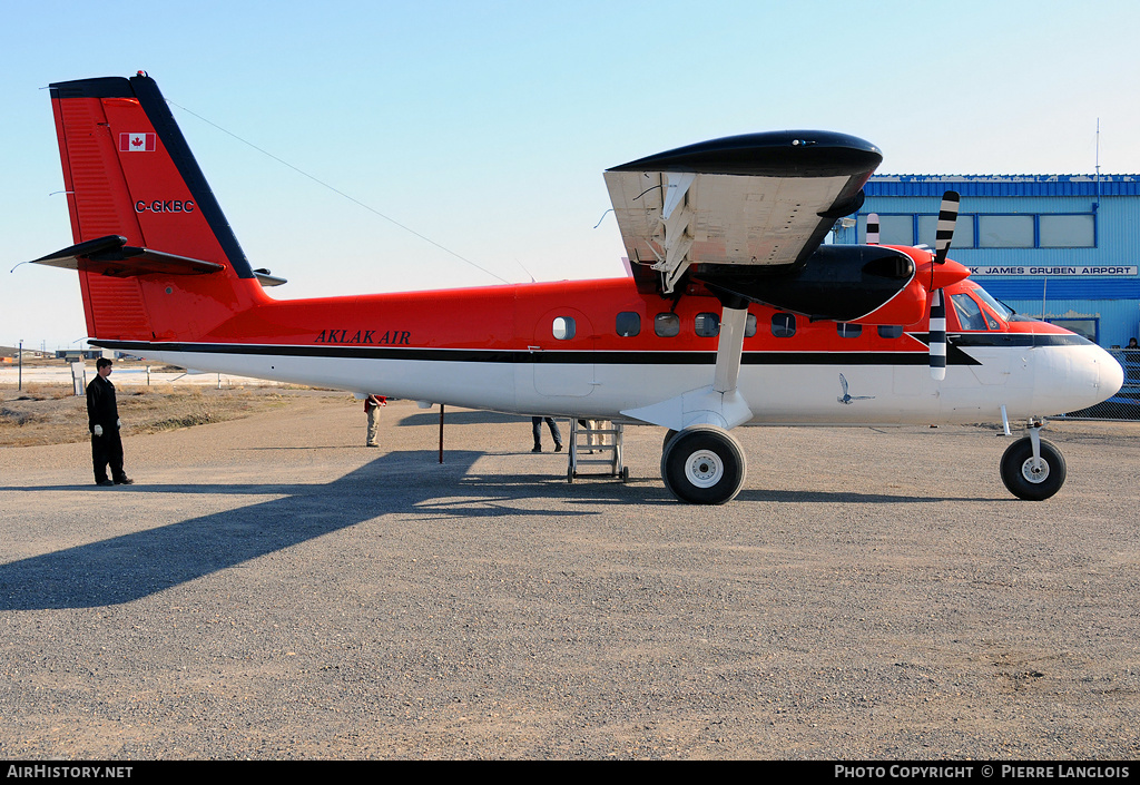 Aircraft Photo of C-GKBC | De Havilland Canada DHC-6-300 Twin Otter | Aklak Air | AirHistory.net #160456