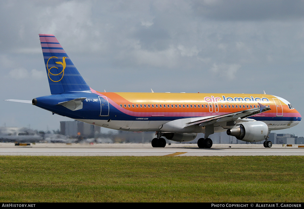 Aircraft Photo of 6Y-JMF | Airbus A320-214 | Air Jamaica | AirHistory.net #160458