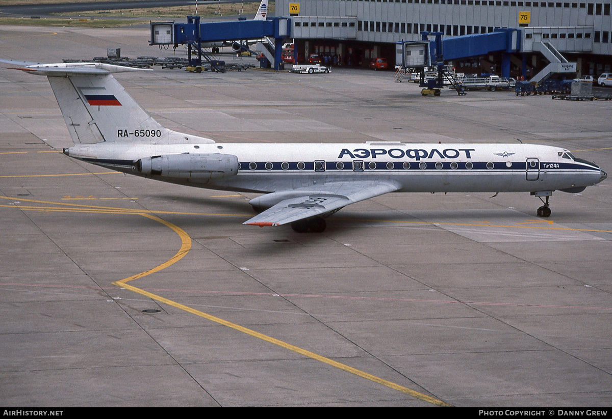 Aircraft Photo of RA-65090 | Tupolev Tu-134A | Aeroflot | AirHistory.net #160466