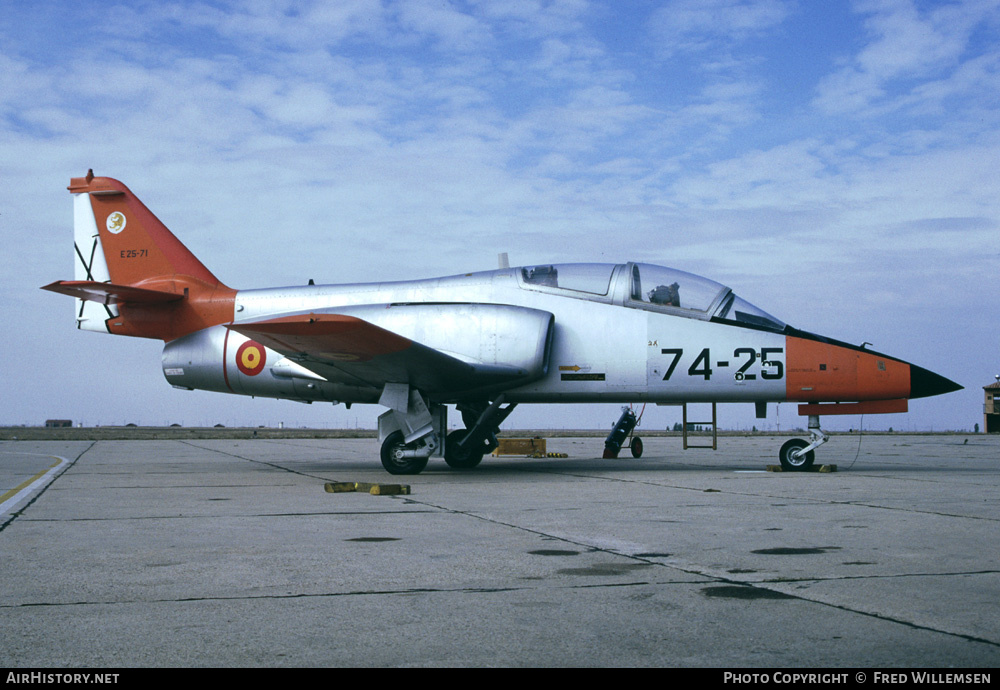 Aircraft Photo of E.25-71 | CASA C101EB Aviojet | Spain - Air Force | AirHistory.net #160496