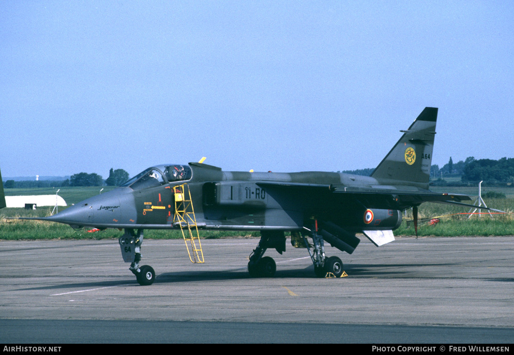 Aircraft Photo of A64 | Sepecat Jaguar A | France - Air Force | AirHistory.net #160504