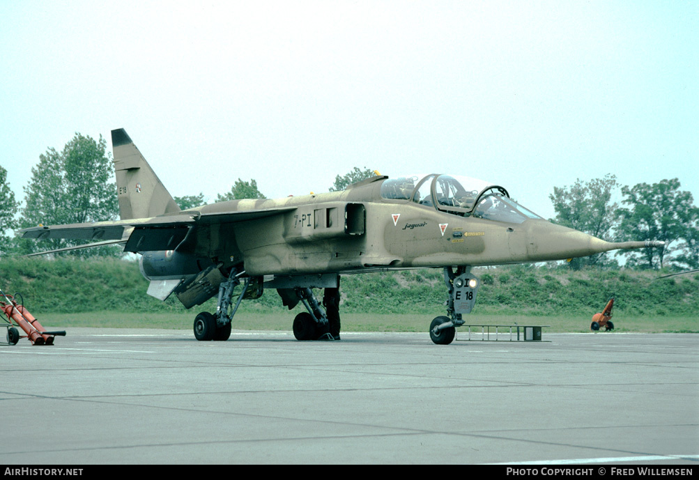 Aircraft Photo of E18 | Sepecat Jaguar E | France - Air Force | AirHistory.net #160507