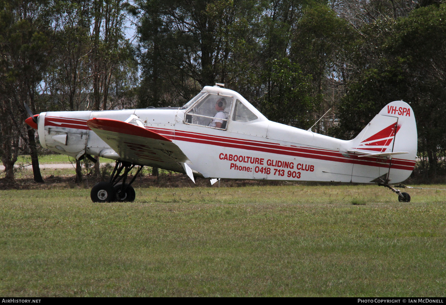 Aircraft Photo of VH-SPA | Piper PA-25-235 Pawnee C | Caboolture Gliding Club | AirHistory.net #160555