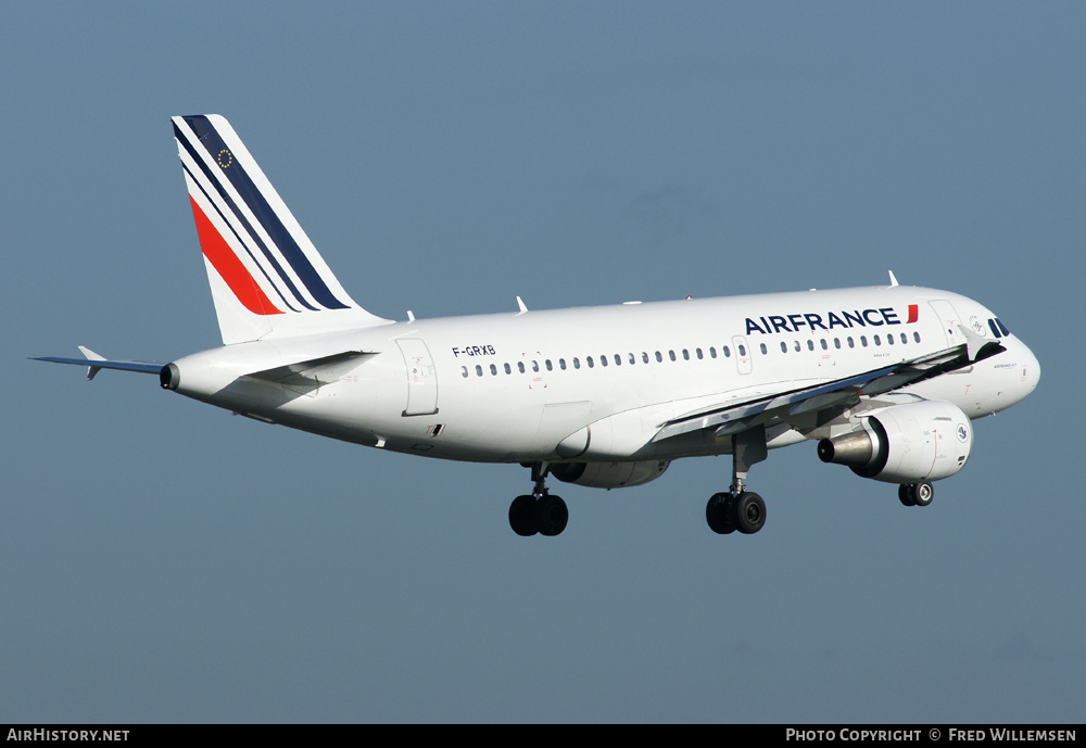 Aircraft Photo of F-GRXB | Airbus A319-111 | Air France | AirHistory.net #160575