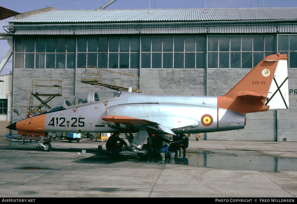 Aircraft Photo of E.25-33 | CASA C101EB Aviojet | Spain - Air Force | AirHistory.net #160582